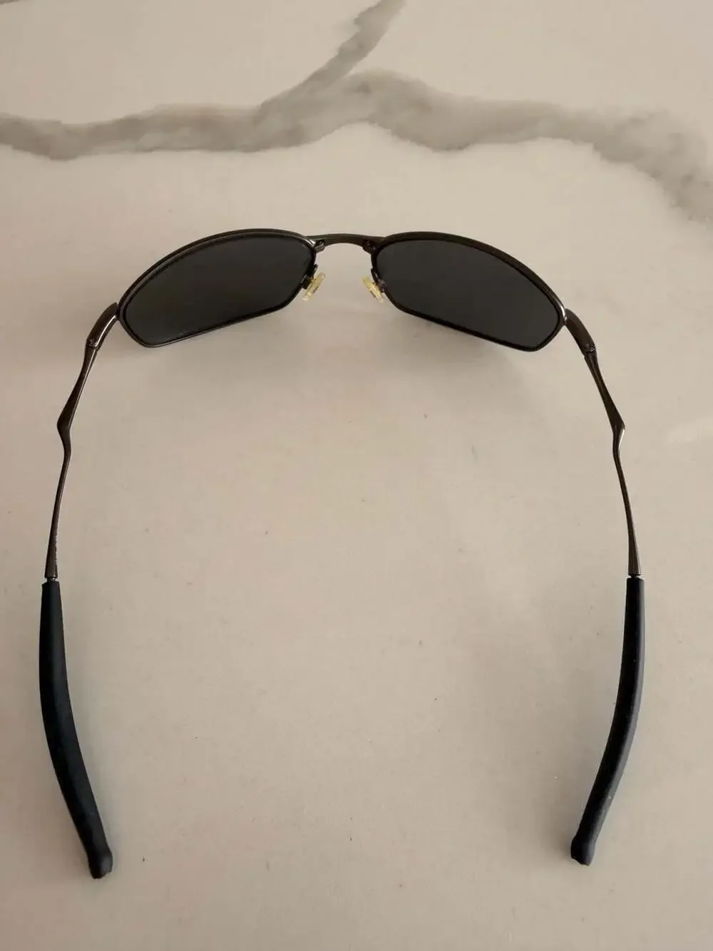 Oakley Whisker 12-849 Polarized Sunglasses Pewter Frame